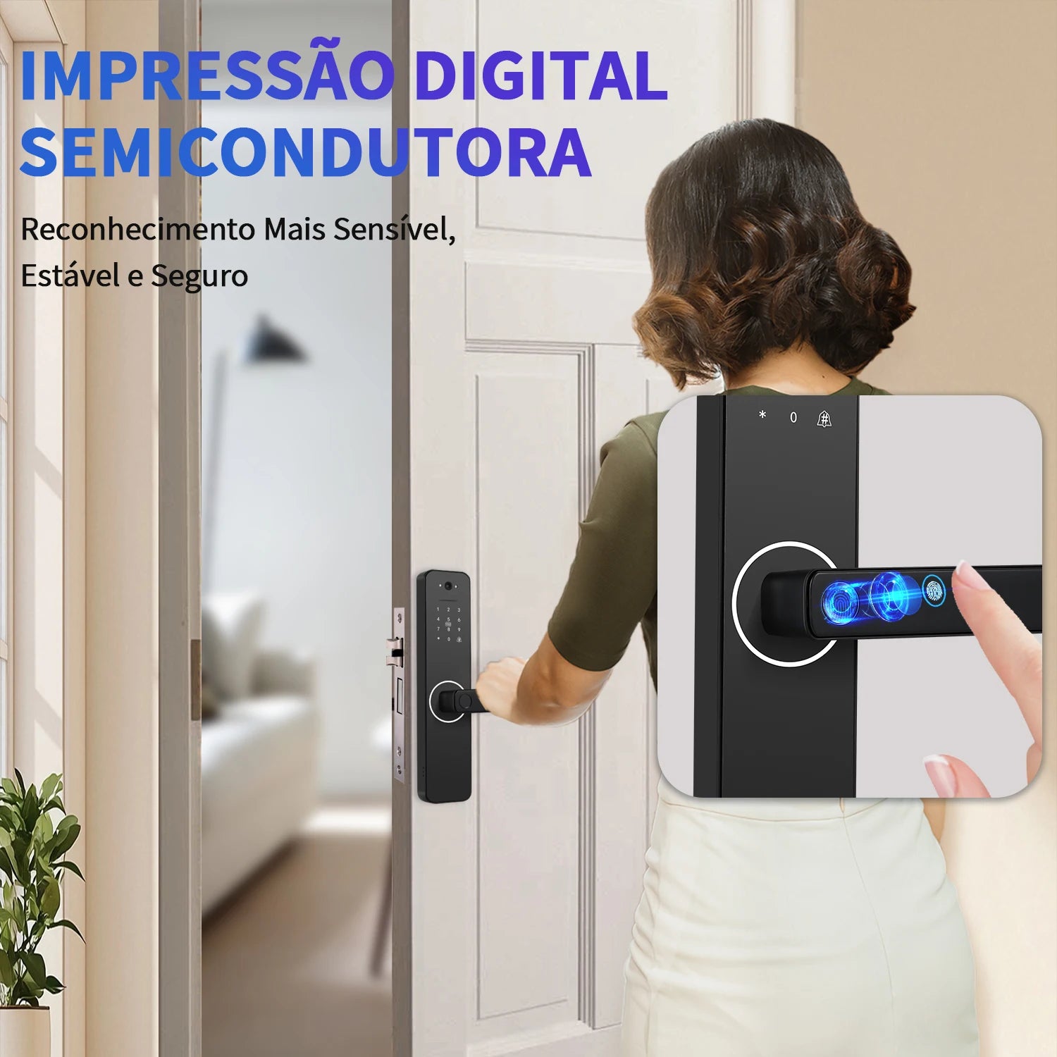Do Brazil fechadura eletrônica digital com câmera tuya smart home fechadura porta inteligente fechadura eletrônica tuya wifi