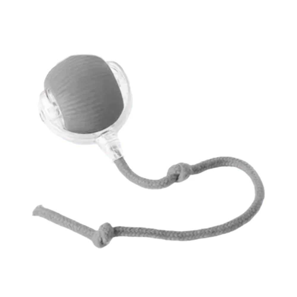 Brinquedo Interativo para Gatos Bola que Rola Sozinha com Cauda Falsa Recarregável e Seguro